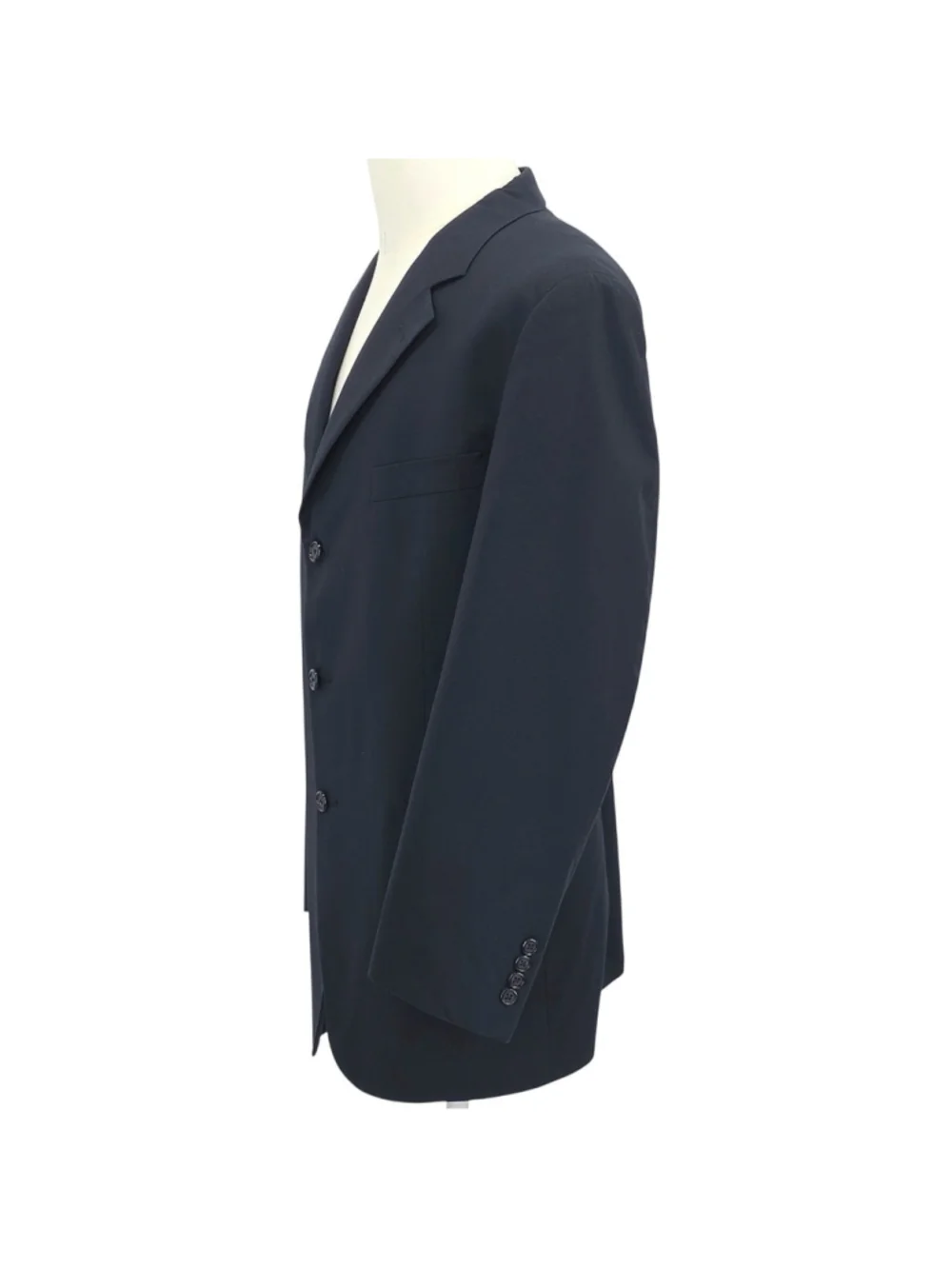 Brooks Brothers Brookscool Poplin Sport Coat Blazer 43R Navy CoolMax Cotton